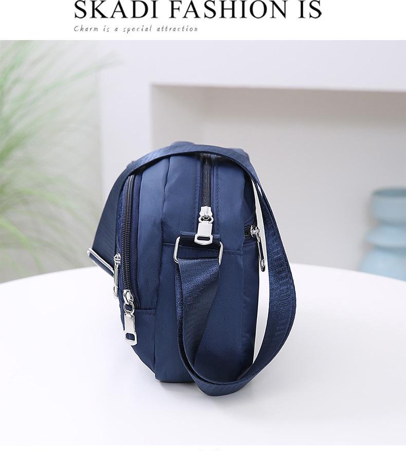 Women's Travel Crossbody Bag - Red & Black Shoulder Bag