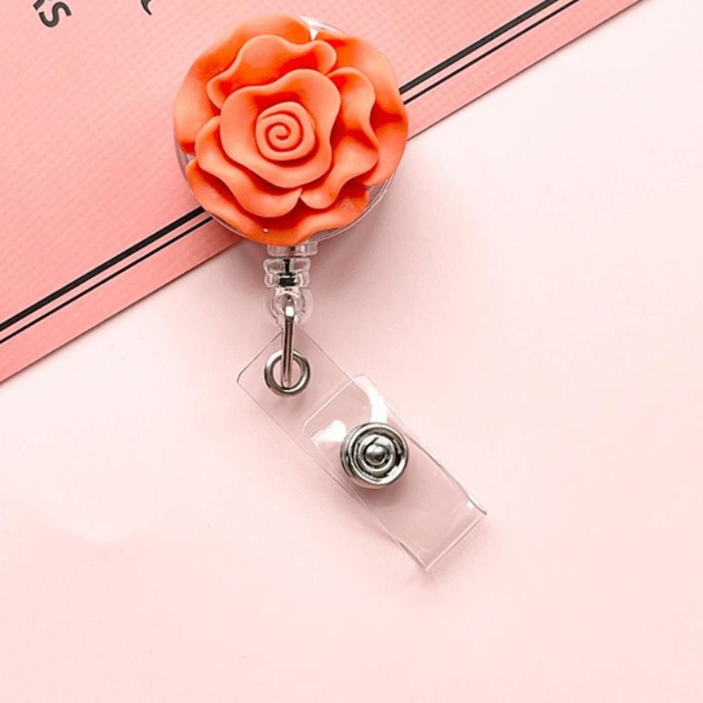 Name Tag Badge Reels Lanyard Badge Chest Pocket Clip Badge Holder Easy Pull Buckle Reel Clip