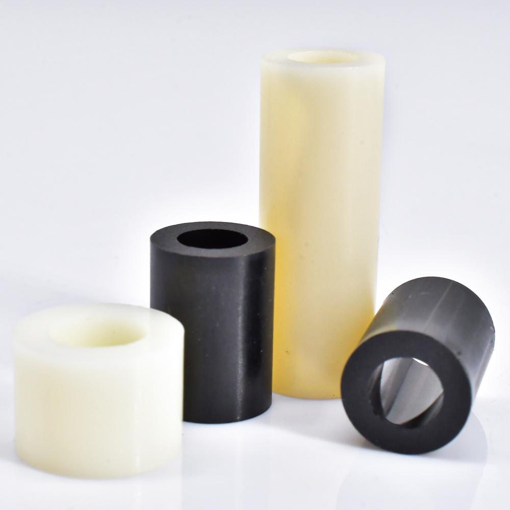 20-50 Stück Weiß/Schwarz ABS Nicht-Gewindebuchse M3 M4 M5 M6 M8 M10 M12 Rund Hohl Nylon ABS Abstandshalter Unterlegscheibe PCB Platine Abstandshalter