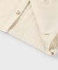 Panicale Ivory Wrinkle Herringbone Shirt Jacket