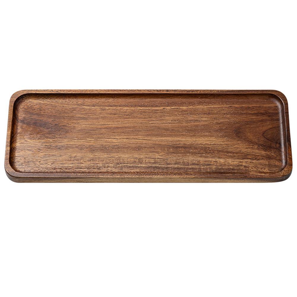 Wooden Serving Tray Rectangular for Tea Coffee Desserts and Snacks with Smooth and Robust Construction for Daily Use