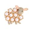 Luxury Sheep Themed Brooches For Men And Women Fashion Jewelry Accessories Couple Party Gifts