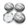 4pcs 60mm Car Wheel Center Hub Center Cap Rim Hub Dustproof Cover Emblemem For Toyota Camry Corolla Yaris Chr Auris Avensis T25