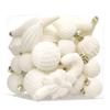 28 Pcs Velvet Christmas Tree Ornaments Set Flocked Balls Star Xmas Tree Hanging Decoration for Holiday Party Decor