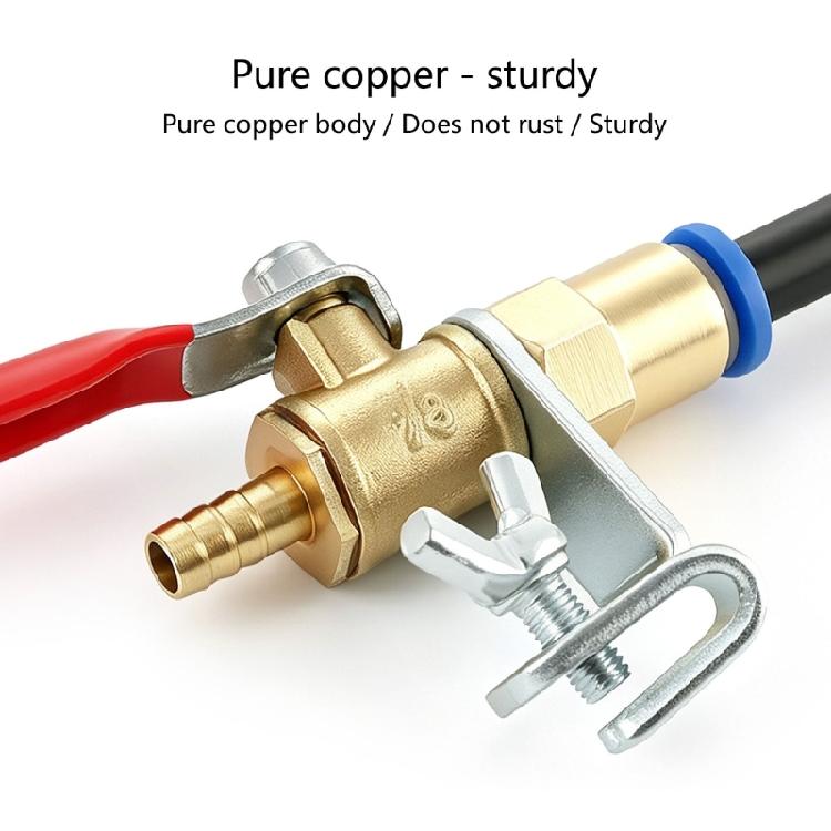 Metal Body Water Sprinkler Nozzle Attachment for Cutting Machine Work, Wet Cutting Dust Reduction Part for Concrete and Metal Cutting Tasks