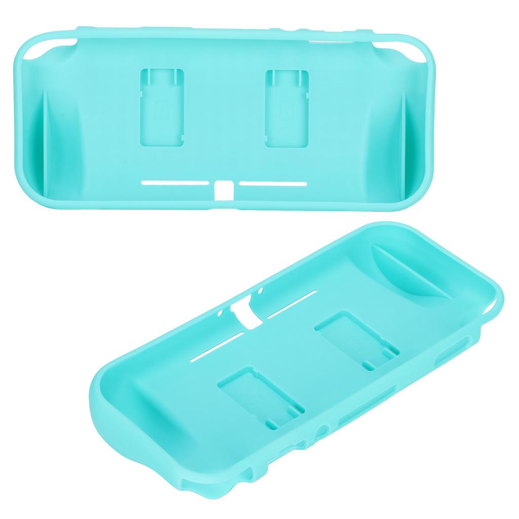 SND‑434 Protective Cover for Switch Lite Built In 2 Game Card Slots Portable Half Packed Protective CoverTurquoise