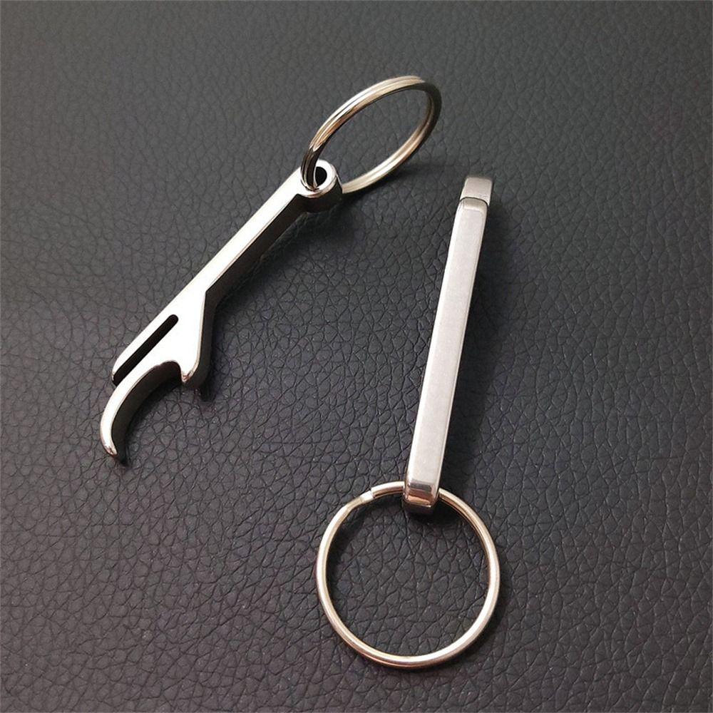 Mini Beer Opener Keyring Metal Beer Bottle Opener Keychain Wine Can Opener   Outdoor Hiking
