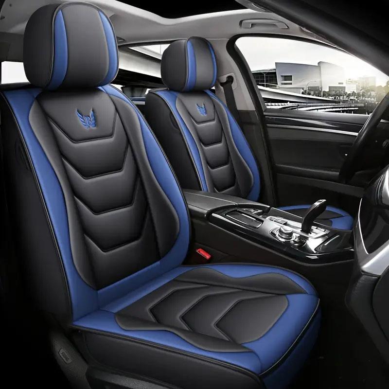 Universal PU Leather Front Car Seat Cover Durable&Breathable Cushion Mat Waterproof Protect Cushion Auto Seat Cover 1PC