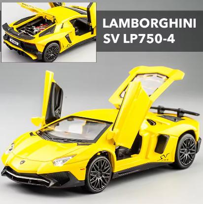 

1:32 Alloy Lambo LP770-4 Super Sports Car Model Toy Racing Lifting Tail Sound Light Doors Opend Diecasts & Toy Vehicles for Boys