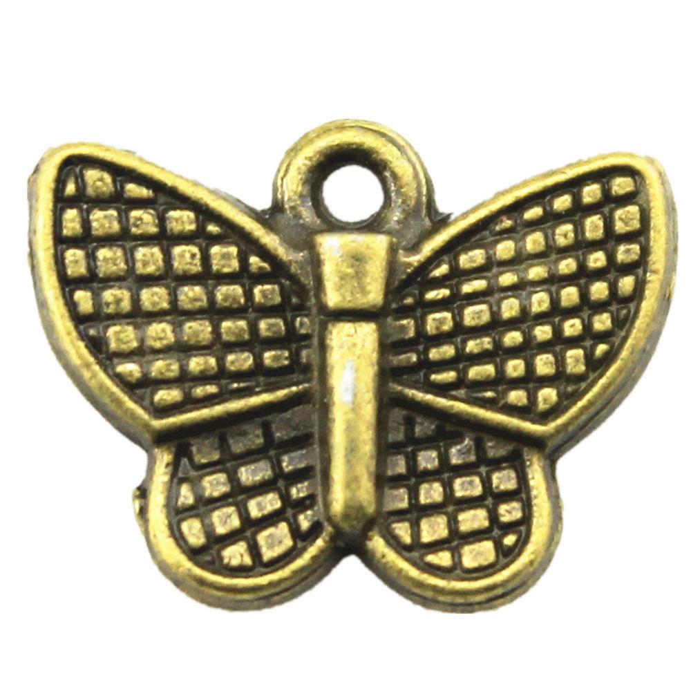 Butterfly Charms Simple Pendants For Minimalist DIY Jewelry Making