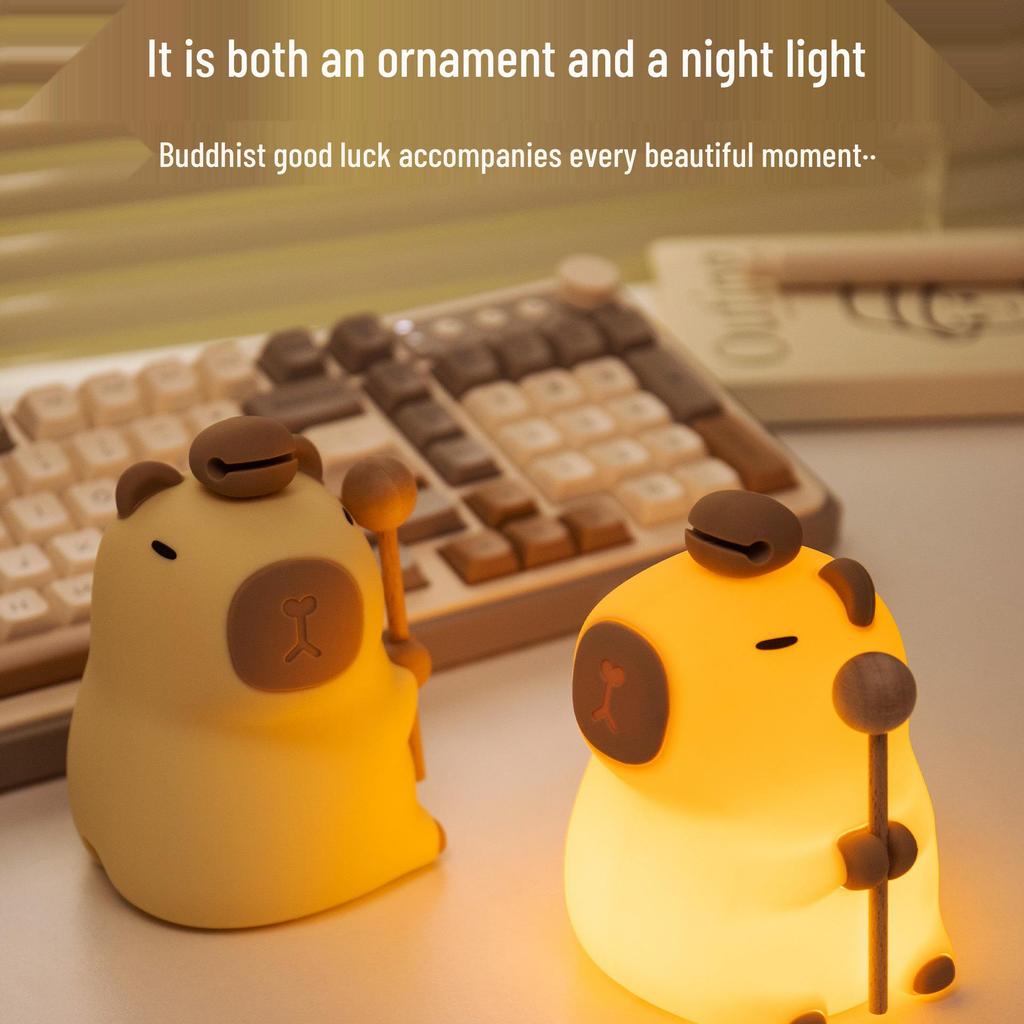 Capybara Night Light: Perfect Birthday Gift or Cute Ornament for Kids & Friends