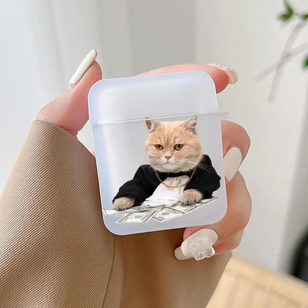 Cute Animal Cat Earphone Case for Airpods 4th 3rd Pro 3 2 Shockproof Covers for Airpod 2 3 1 Protective Accessorie Shell Fundas