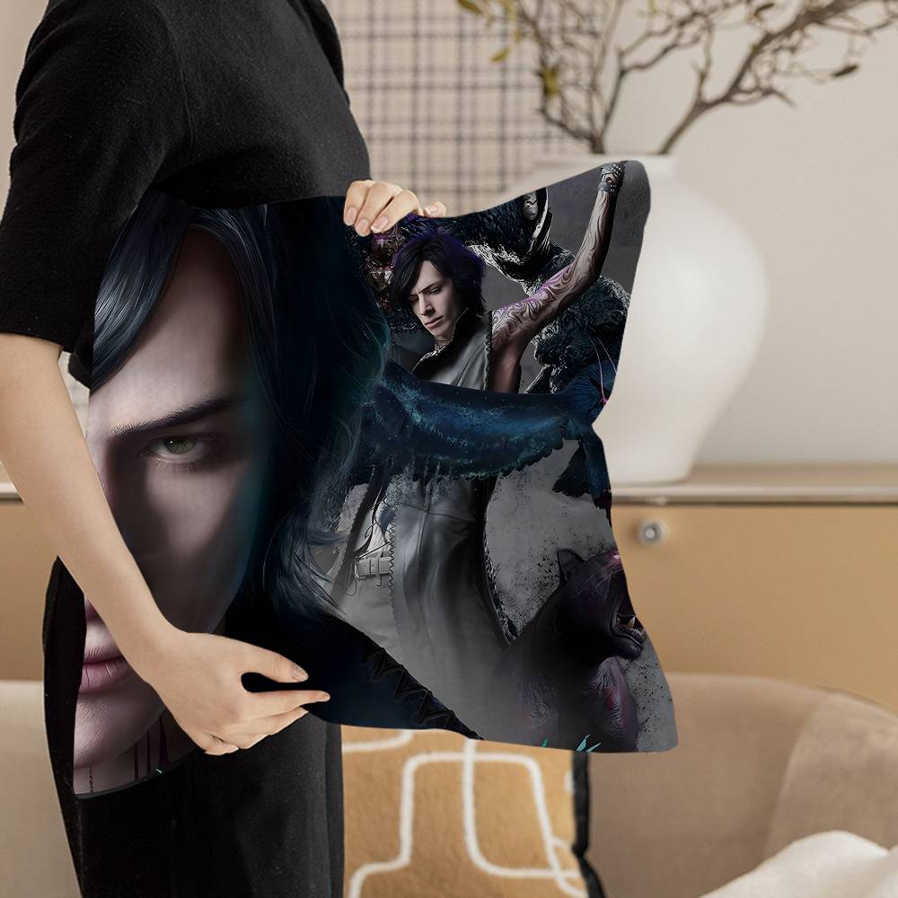 Devil May Cry Game Pillow Anime Pillow Sofa Bed Head Pillow Cover Cushion Cover 45x45 Cm Fashion