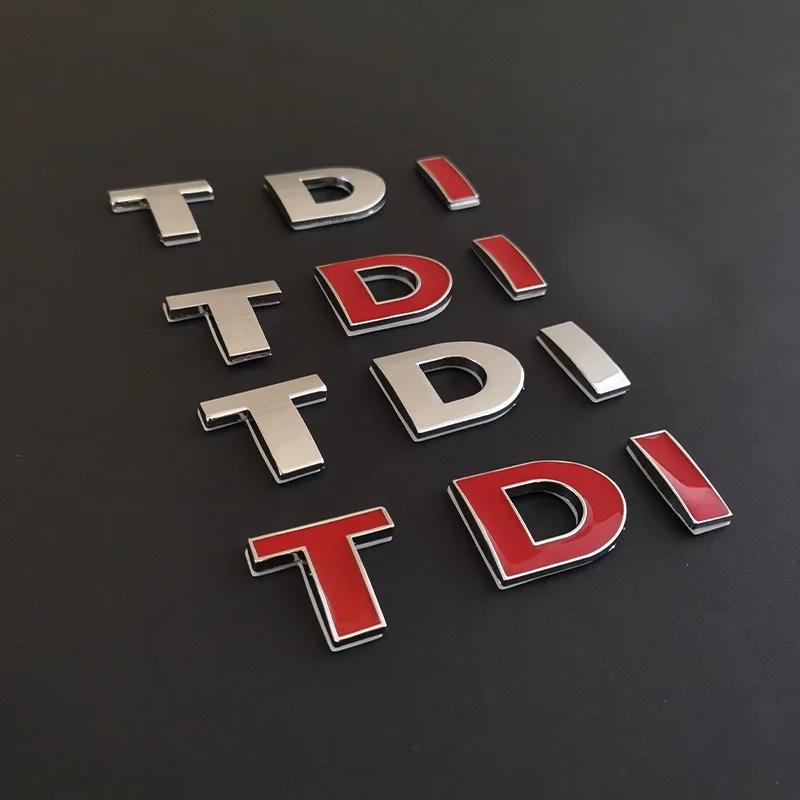 BRP1 For VOLKSWAGEN VW GTI 1Pcs 3D Metal Sticker TDI Logos Badge Car Body Trunk Decal For VW Polo T5 Golf Passat GTD GTI CC Magotan A Oq2