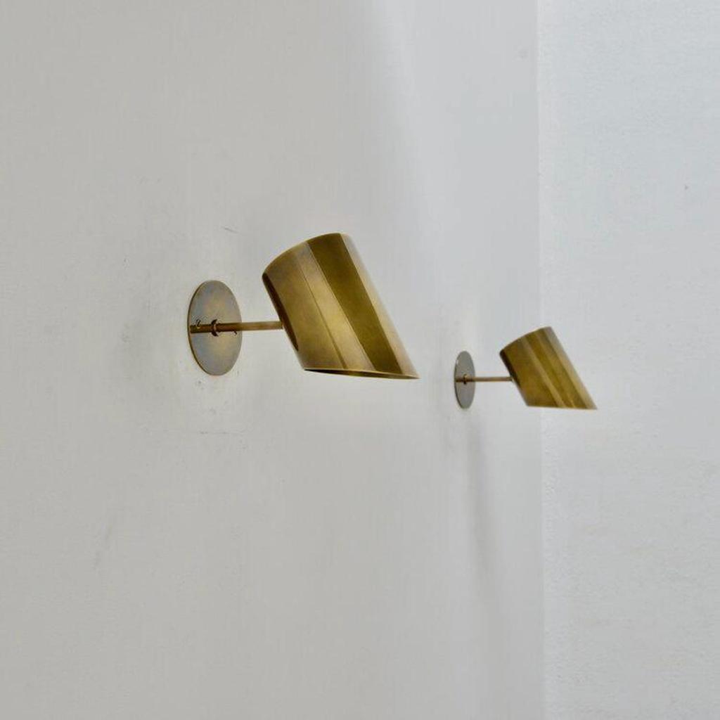 Mid Century Italian Brass Wall Sconce Modern Luxury Home Lighting Fixture