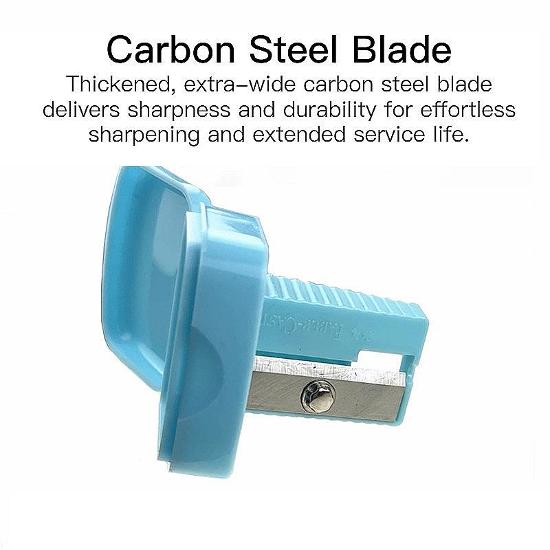 FABER-CASTELL Macron Color Single-Hole Pencil Sharpener Compact Portable Sharpener for Art Students Pencil Sharpening Tool