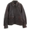 LOST WORLDS Giacca in pelle G-8 Made in USA 38 Marrone ZIP TALON FLIGHT Uomo Usato