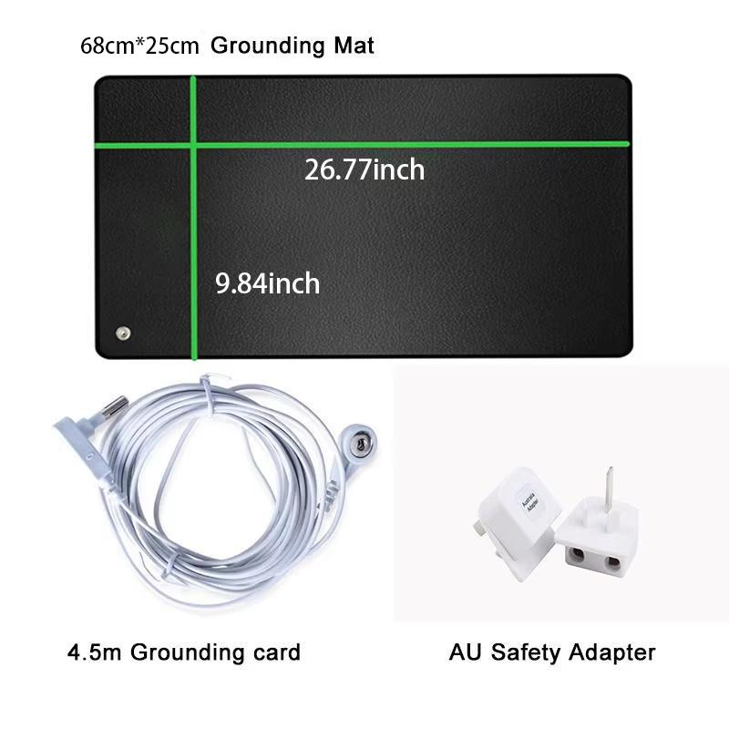 Earthing Universal Mat Kit 68x25cm/30x100cm Earth Desk Mat Grounding Mats Conductive Kit EMF Protection Accessories