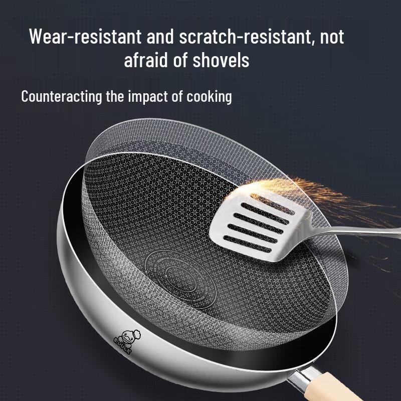COOKER KING Little Yellow Duck 316 SS Double Honeycomb Wok