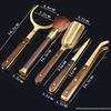 Hanyou Brass & Wood Tea Accessories