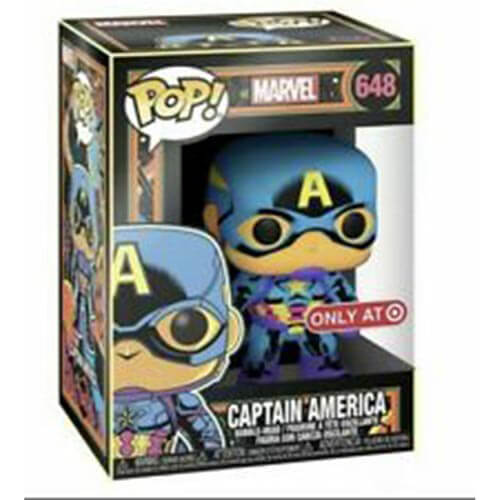 Captain America Black Light US-Pop! Vinyl