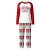 Family Matching Print Sets Pajamas Loungewear Outfits Family Matching Long Sleeve Tops+Pants Set
