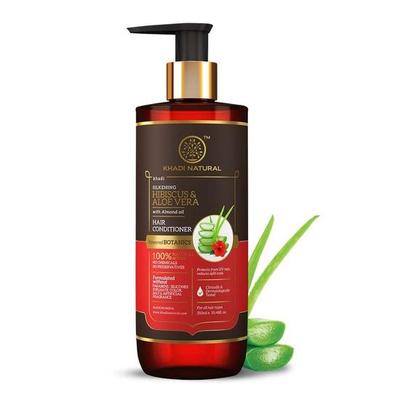 Hibiscus & Aloe Vera Hair Conditioner| Frizz Free Hair| Improves Texture| Controls Hair Fall| POWERED BOTANICS| 310ML