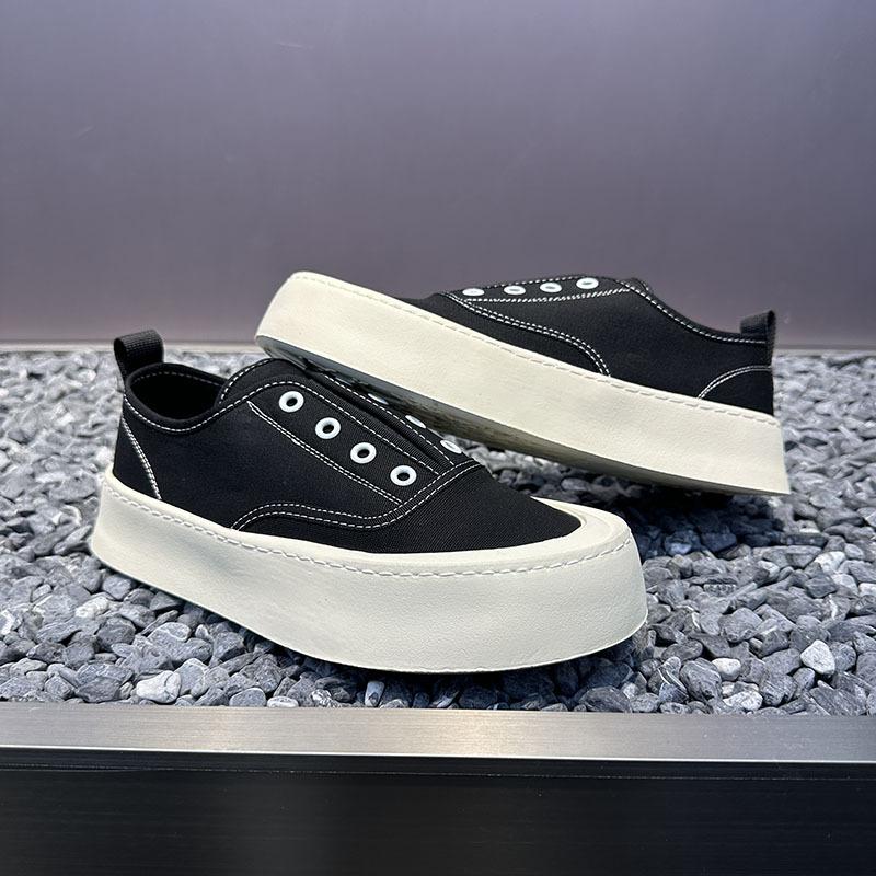 Simple canvas shoes summer new breathable cloth shoes casual shoes platform without shoelaces Jingwu