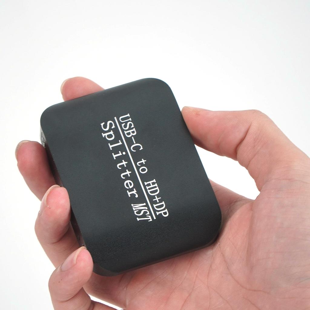 Type-C To HDMI+DP 1x2Laptop Splitter MST Two-Screen Display One Input Two Output