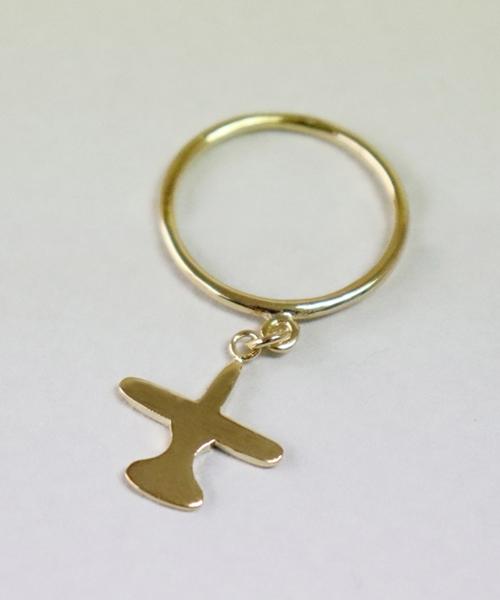 Bonbeau Mini Airplane Simple Drop Ring (B Type)