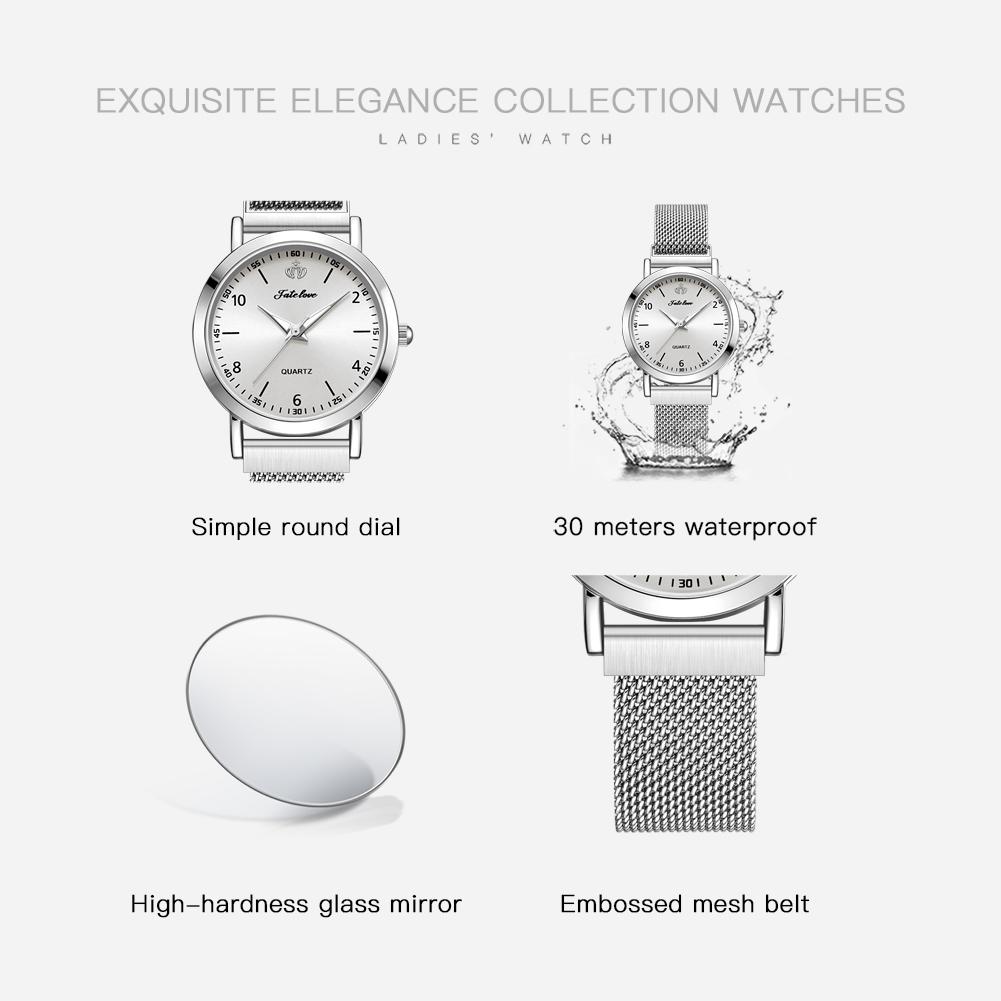 FATE LOVE Brand Women's Fashion Quartz Watch Waterproof 921