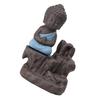 CraftIndia Meditating Monk Buddha Smoke Backflow Cone