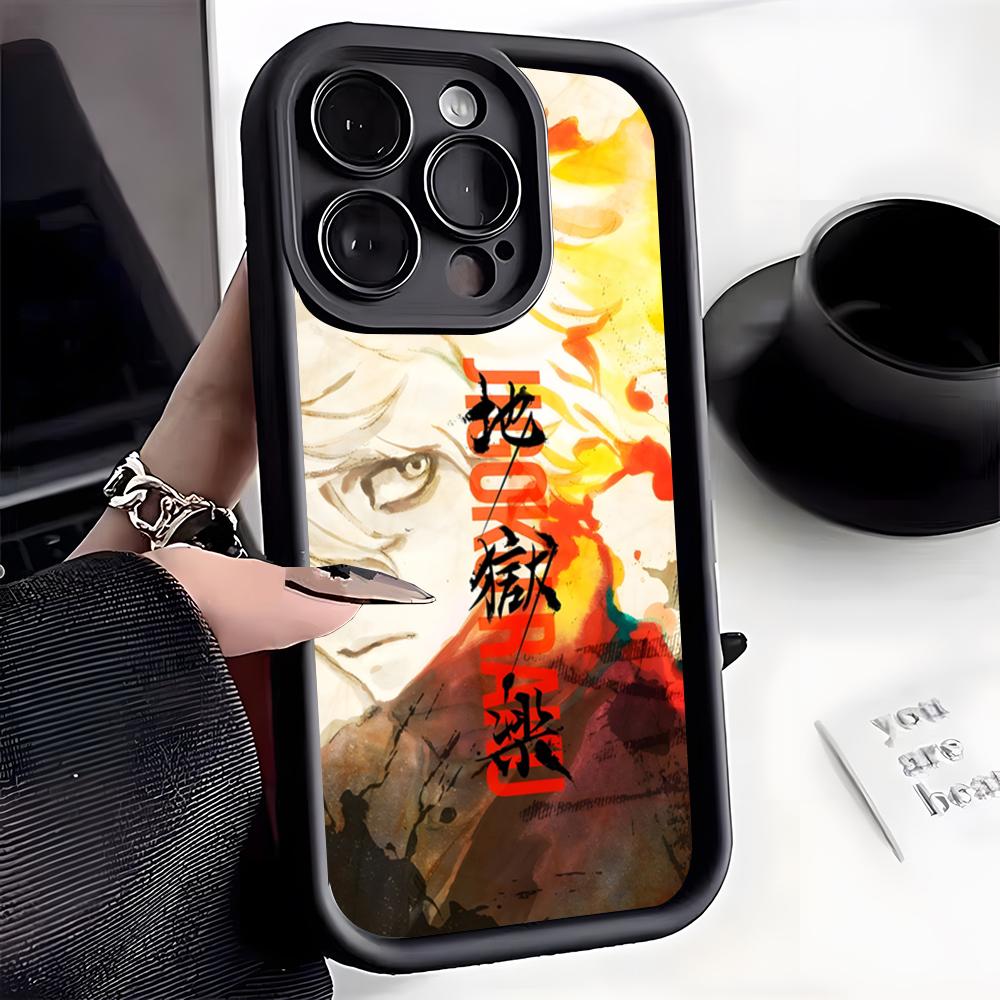 

Anime Hells Paradise Phone Case For IPhone 17 Pro Max 16 15 14 Pro Max IPhone 13 Pro Max 11 Plus Silicone Cover iPhone Air
