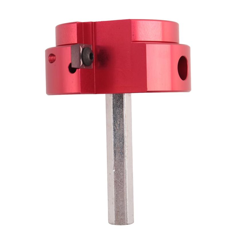 PVC Pipe Reamer With 1.5Inch Head Aluminum, PVC Fitting Saver, PVC Socket Saver With 0.315In Hex Shaft, For Water Lines-B61B