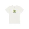 Vans Daisy Print Round Neck Short Sleeve T-Shirt Women Tops Off-White VN00090QFS8