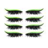 Set di adesivi per trucco occhi ciglia finte Riutilizzabile Eyeliner e adesivi per ciglia Eyeliner glitterato