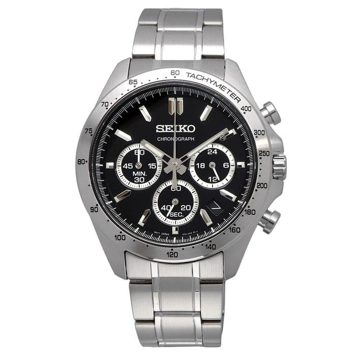 Seiko Chronograph Quartz Watch Men's SBTR013 Black