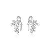 New 925 Sterling Silver Earrings for Women Original Charm Double Hoop Earrings Pave CZ Fine Engagement Anniversary Jewelry Gift