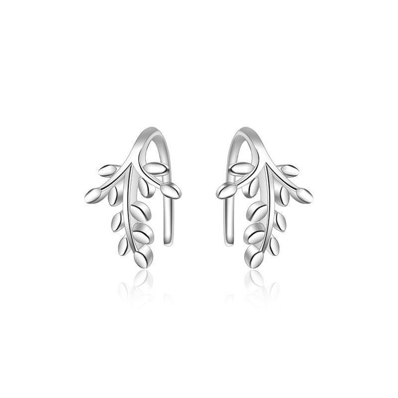 New 925 Sterling Silver Earrings for Women Original Charm Double Hoop Earrings Pave CZ Fine Engagement Anniversary Jewelry Gift