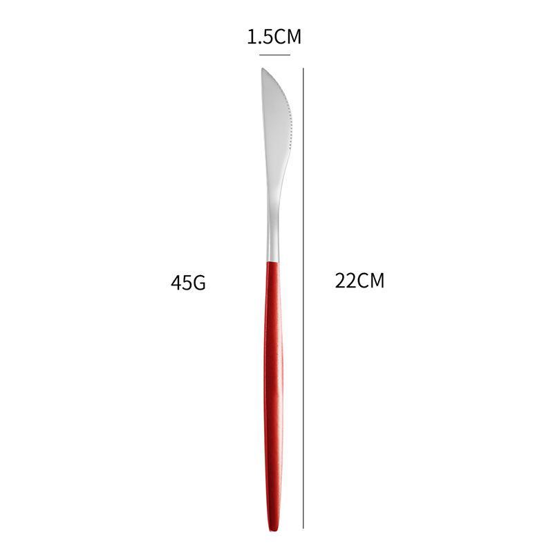 European High-Value Stainless Steel Tableware Set: Portuguese Knife, Fork, and Spoon for Hotels and Western Dining
