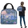 Claude Monet - Water Lilies Insulated Lunch Bag for Women Children Portable Food Boxes Thermal Lunch Box Tote