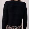 New French Niche Retro Top Casual Single-breasted Knitted Top Jacket Women's Casual Loose Thickened Cardigan