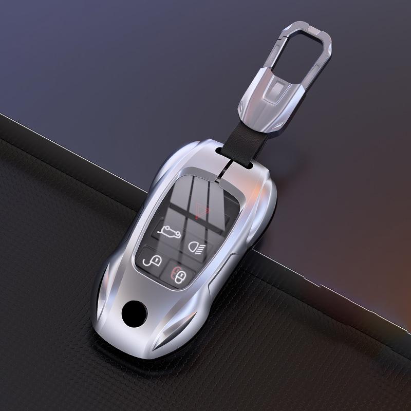 Metal Car Remote Key Cover Case Holder shell Styling Fob For Land Rover RangeRover Sport Evoque Freelander Velar Discovery LR5