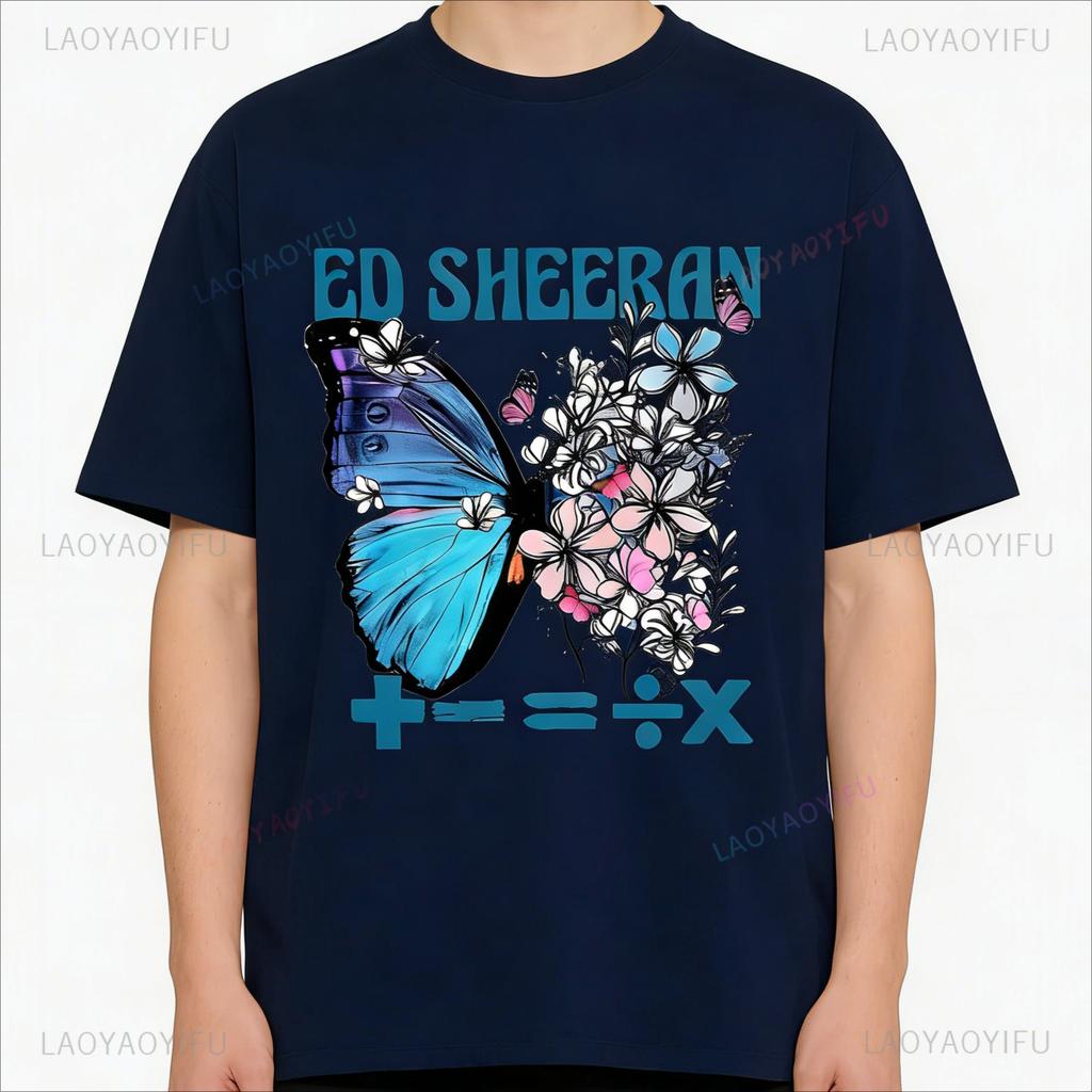 Ed Sheeran X Math Symbols Collab Tshirt Unisex Streetwear Graphic Print Cotton Comfortable Fit