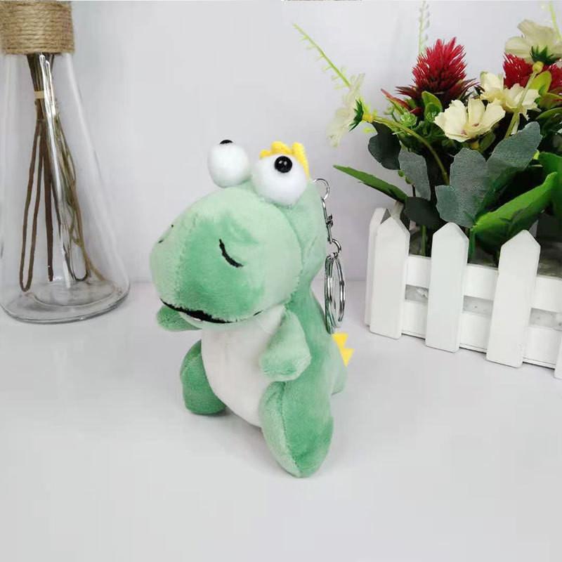Adorable Cartoon Dinosaur Plush Toy Keychain For Kids Cute Stuffed Animal Gift