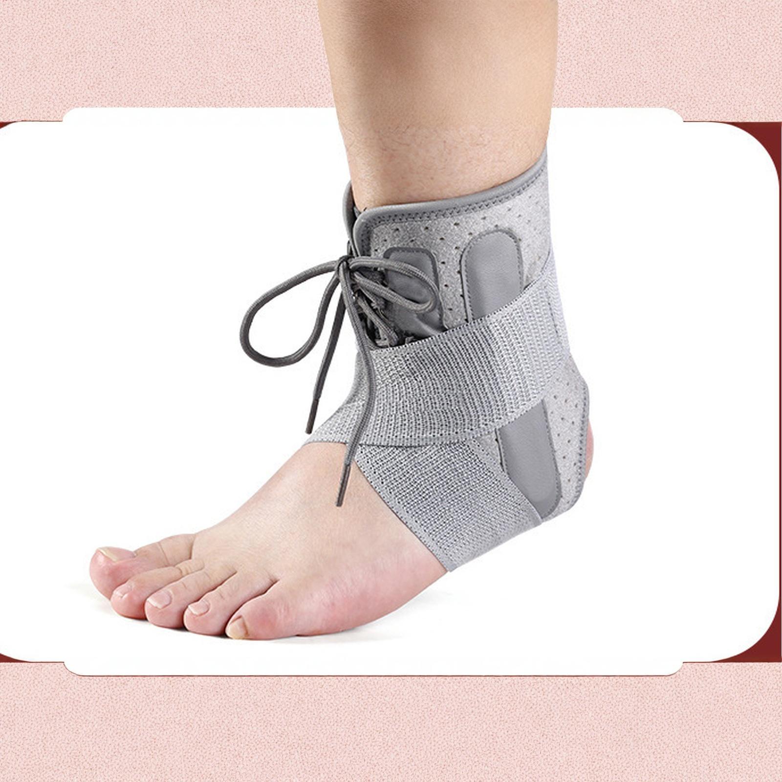 

Brace with Side Stabilizers -Adjustable Support for Sprains, Sports Injuries, Plantar Fasciitis one size