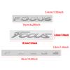 For Ford Focus Car Emblem 3D Metal Hybrid ST Line MK2 MK3 MK4 Logo Body Decals Sticker Rear Tail Trunk Boot Letter Badge Styling