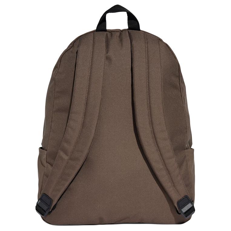 Adidas Zip Closure Polyester Backpack Medium Unisex Brown IX7990