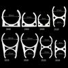5pcs Fixed clamp of RO machine for water purifier Single-end clamp Double-end clamp Fixed pipe clamp