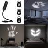 5V Projection Lights Planet Moon Lamp USB Night Light Halloween Christmas Ambiance Skull Ghost Switchable Pattern Projection